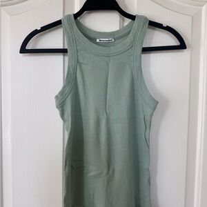 Reformation Women's Green Tank Top